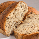 Step-by-step process of making keto bread alternatives with almond flour and flaxseed