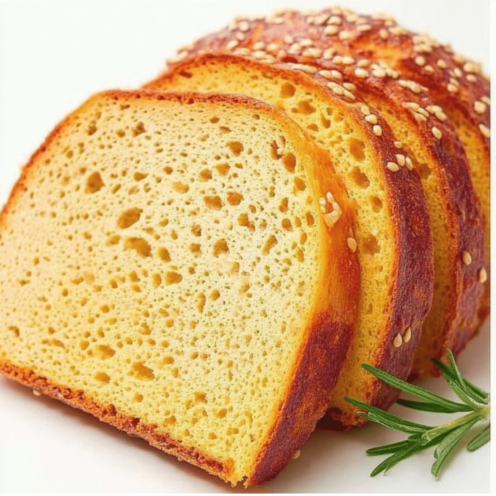 Step-by-step preparation of keto bread using a keto bread mix in a loaf pan